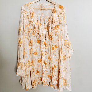 Free People Women's Loretta Tunic Blouse XL